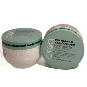 COMBO PACKAGE CIROA SEA MOSS & SANDALWOOD BODY BUTTER 15.8OZ & BODY SCRUB 21.1OZ